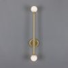 Gunning Double Globe Slim Bathroom Wall Sconce 28" IP44