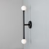 Monto Double Globe Slim Bathroom Wall Sconce 24" IP44