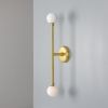 Monto Double Globe Slim Bathroom Wall Sconce 24" IP44