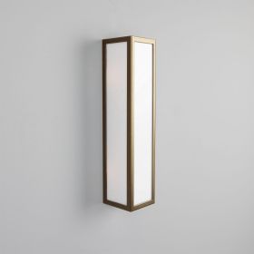 Bata Modern Bathroom Wall Sconce IP65 (Option: Bronze, Material: Opal)