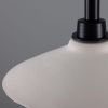 Pyrus Organic Ceramic Bathroom Pendant Light 11", Matte White Striped IP44