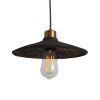 Pyrus Organic Ceramic Pendant Light 11", Black Clay