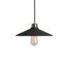 Pyrus Organic Ceramic Pendant Light 11", Black Clay