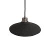 Pyrus Organic Ceramic Pendant Light 11", Black Clay