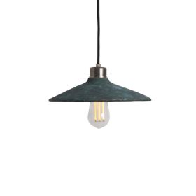 Pyrus Organic Ceramic Pendant Light 11", Blue Earth (Option: BlueEarth, Material: AntiqueSilver)