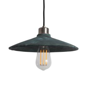 Pyrus Organic Ceramic Pendant Light 11", Blue Earth (Option: BlueEarth, Material: AntiqueSilver)