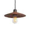 Pyrus Organic Ceramic Pendant Light 11", Red Iron