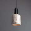 Osier Marbled Ceramic Pendant Light 4.5"