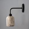 Osier Marbled Ceramic Wall Sconce