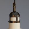 Matlock Large Vintage Factory Brass Pendant Light 19.7"